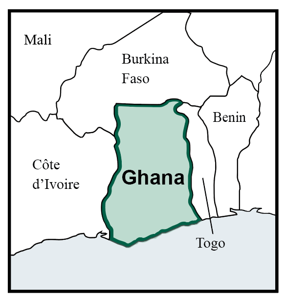 Ghana map